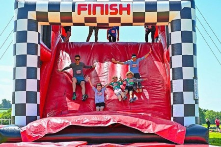Inflatable Slide Inflatable Obstacle Course Challenge
