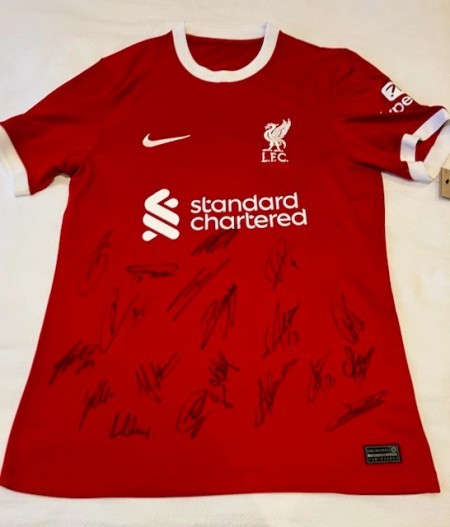 Signed Liverpool Home Shirt 2024